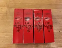 KATE LIP MONSTER 02, 05, 15, 18 口紅