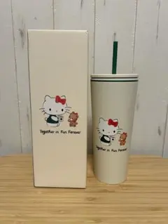 新品 未使用 海外限定】HELLO KITTY &STARBUCKSコラボ水筒 - メルカリ
