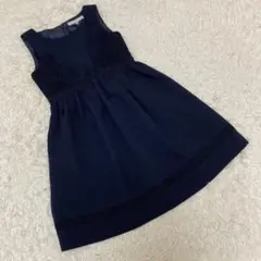 MERCURYDUO マーキュリーデュオ　ノースリーブワンピース　ネイビー　F