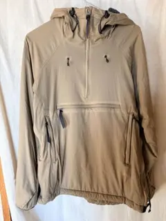 山と道 alpha anorak アノラックパーカー プルオーバー ベージュ S 