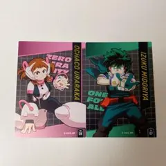 ヒロアカ 僕のヒーローアカデミア Pictas カード 麗日お茶子 緑谷出久