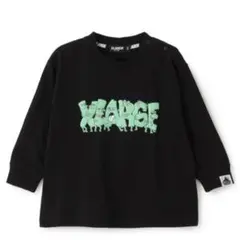 Xlarge 黒 グラフィックプリント 長袖カットソー 120cm