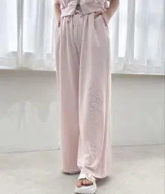 【新品 未使用】 INGNI ラインストーンロゴスウェットパンツ