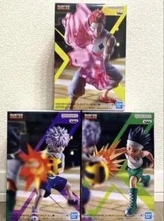 HUNTER×HUNTERフィギュア G.I.編 ゴン キルア ヒソカ 3種