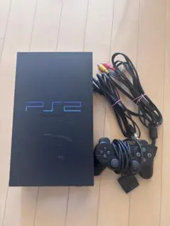 プレステ2 PlayStation 2 本体 2コントローラー付き　ジャンク品