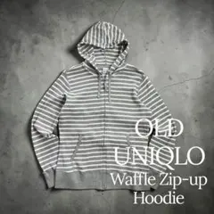 OLD UNIQLO サーマル ワッフルジップパーカー XL y2k 00’s