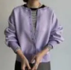 DOUDOU新品未使用2WAYドットボタンショートカーディガン