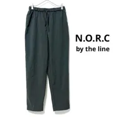 N.O.R.C by the line ナイロンストレッチパンツ ダークグレーのサムネイル