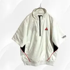【ルコックスポルティフ　】デサント　ゴルフウエア　ハーフジップ　中綿　半袖