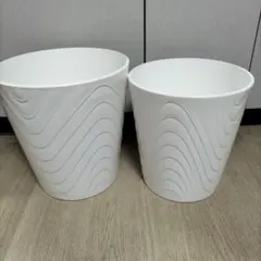 植木鉢　胡蝶蘭鉢　2鉢セットのサムネイル