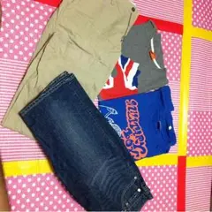 tシャツ2点長ズボン、半ズボン