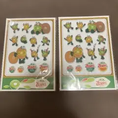 Zespri キウイキャラクターシール 2シートセット