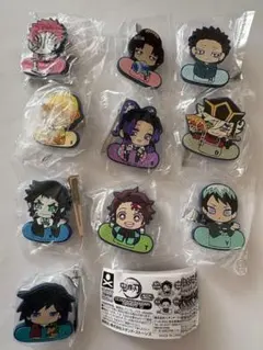 鬼滅の刃　キャラばんちょうこう　ヘアクリップ　壱　全10種コンプリート　ガチャ