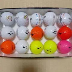ゴルフロストボール PRGR、MIZUNO、NIKE、15個。のサムネイル