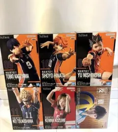 ハイキュー！！　ポージングフィギュア　日向　影山　月島　西谷　孤爪　黒尾 ハイキュー‼︎ ポージングフィギュア 日向 影山 月島 西谷 黒尾 孤爪6