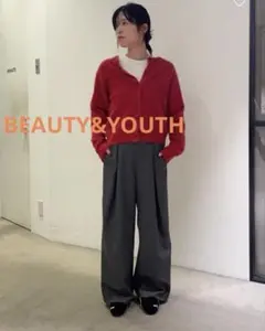 新品BEAUTY&YOUTHサイドライン ラップパンツ