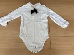 MARLMARLマールマール　セレモニーロンパース 80cm 蝶ネクタイ付き