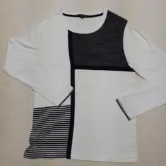 Dandy Jack M 長袖カットソー ホワイト/ブラック　メンズ