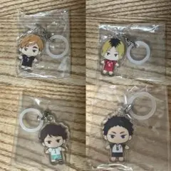 ハイキュー!! ふらっとめじるしアクセサリー 4点セット