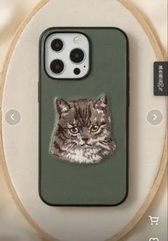 ジュビリー　jubilee 刺繍　猫　すまほけー