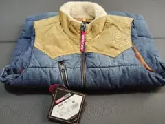 BURTLE バートル 5004 ベスト インディゴ　 Mサイズ