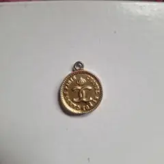 未使用級フェンディ ネックレス FFロゴ 南京錠 パドロック ゴールド 