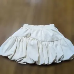 MaisoNuaアイボリーフリルミニスカート