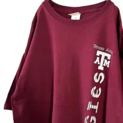 RED OAK ATM HGGIES Tシャツ XL えんじ レッド赤 古着