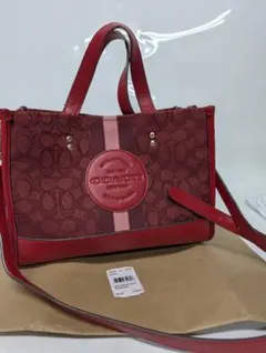 コーチ デンプシートートシグネチャー ショルダーバッグ ハンド 2way