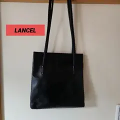 【LANCEL 】黒のレザートートバッグのサムネイル