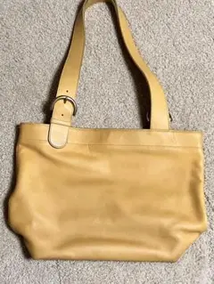 G.L. PELLETTERIE ITALY レザー ハンドバッグ キャメル - メルカリ