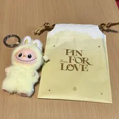 POPMART PIN FOR LOVE イニシャル ラブブ F