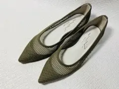 SH44◆新品◆LE TALON ルタロン ポインテッドネットフラット 23.0