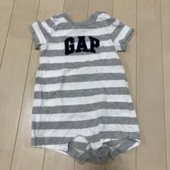 GAP 半袖ロンパース 3-6ヶ月 グレー