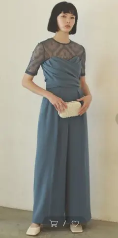 LADYクロスベアパンツドレス