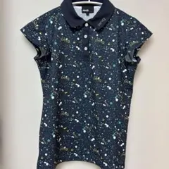 美品 PING レディースゴルフウェア 半袖ポロ 宇宙柄 サイズMのサムネイル