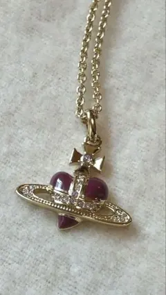 VivienneWestwood DIAMANTE HEART ネックレス