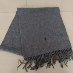 Polo Ralph Lauren グレー マフラー ラムズウール