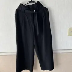 Te chichi TERRASSE 黒 ガウチョパンツ