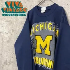 ノートルダム大学 スウェット トレーナー 発泡プリント アメリカ製 80s 
