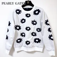 新品 タグ付 ✨ PEARLY GATES トップス　花柄 長袖　デイジー