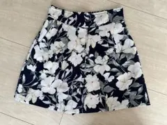 snidel ブルーミングフラワースカショーパン