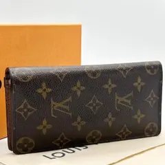 ルイヴィトン ポルトフォイユ ブラザ モノグラム 二つ折り 長財布