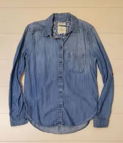 AMERICAN EAGLE デニムシャツ Mサイズ相当 希少 春秋 羽織り