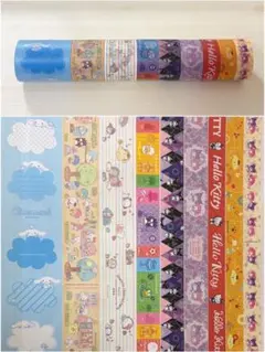 マステ マスキングテープ mt サンリオ③ 切り売り９種類 ６０cmずつ☆