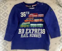 Black Bear 電車プリント トレーナー 80