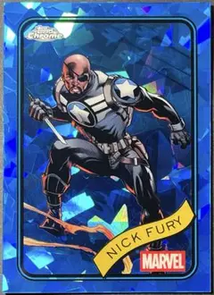 Nick Fury 2025 Marvel Chrome Sapphire