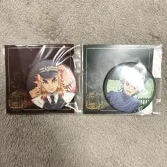 鬼滅の刃　SLぐんまコラボ　和紙風缶バッジ　煉獄杏寿郎　竈門炭治郎