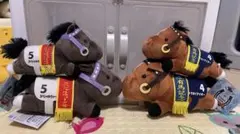 競走馬ぬいぐるみ 4体セット