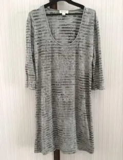 ディーゼル diesel カットソー 7分丈 ボーダー タイダイ M